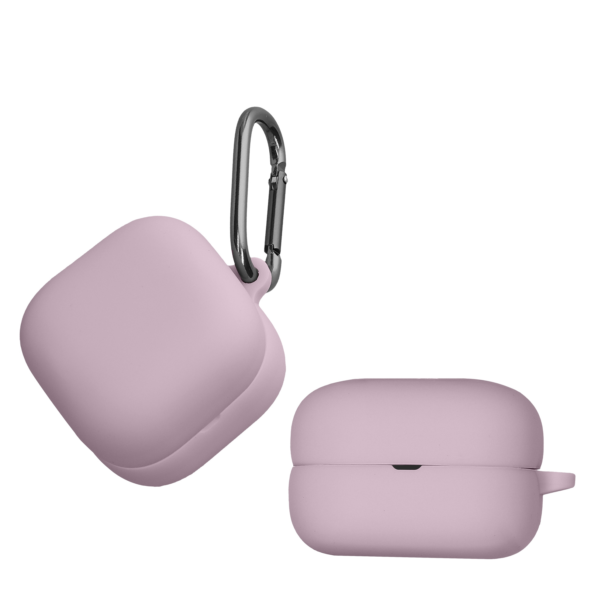 Obal pro Sony LinkBuds Clip WF-LC900 kwmobile s karabinou silikonové - levandulová