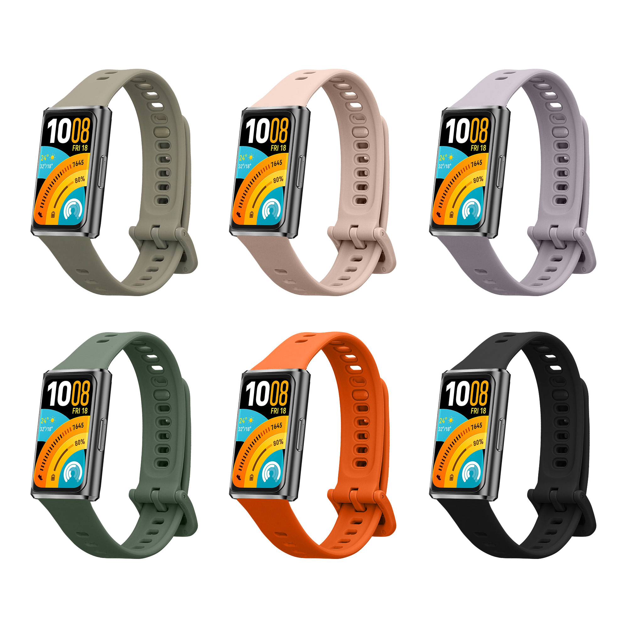 Sada řemínků pro Huawei Band 11 / Band 11 Pro kwmobile silikonové - více barev