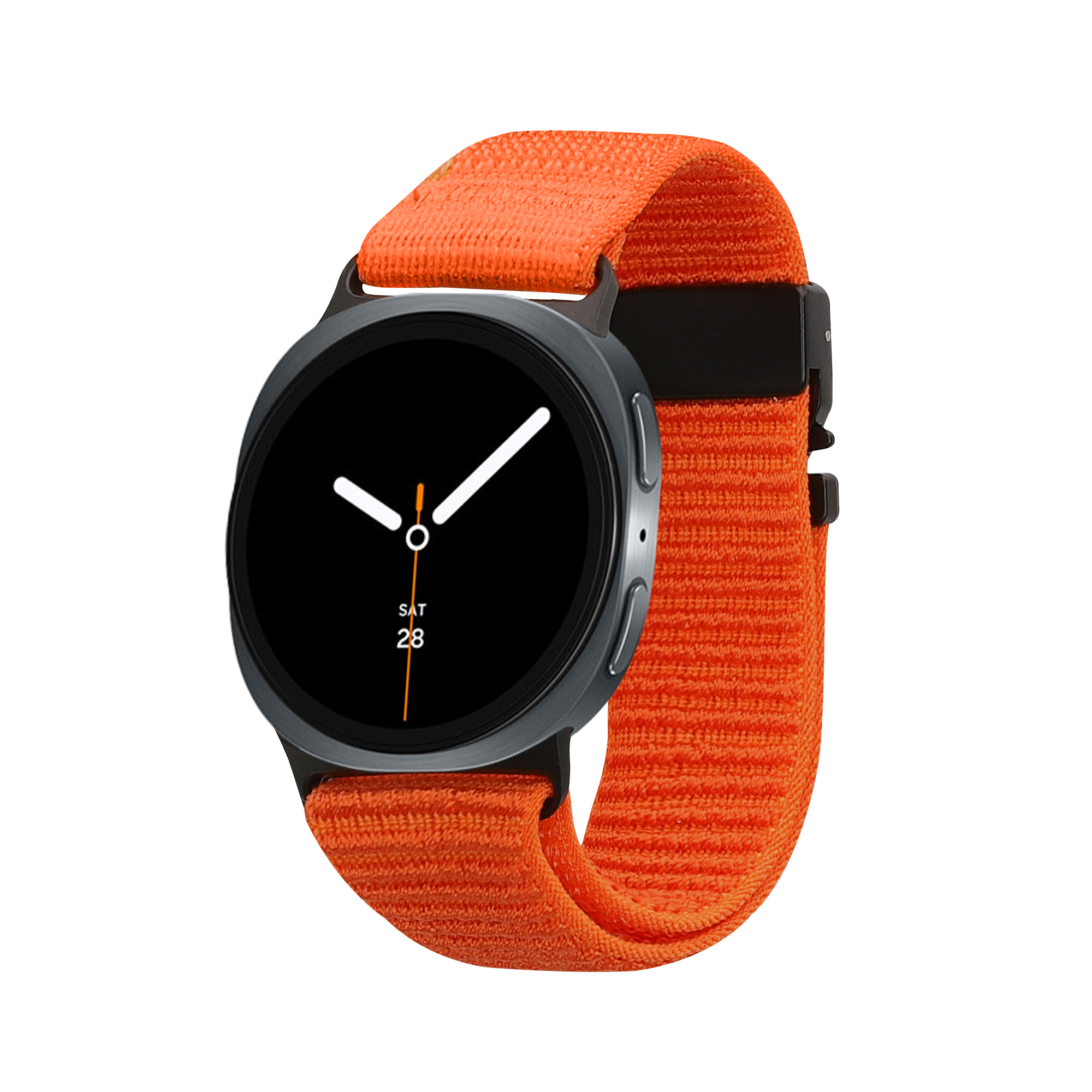 Nylonový pásek pro Samsung Galaxy Watch 8 / Galaxy Watch 8 Classic 46mm kwmobile nylonové - oranžová