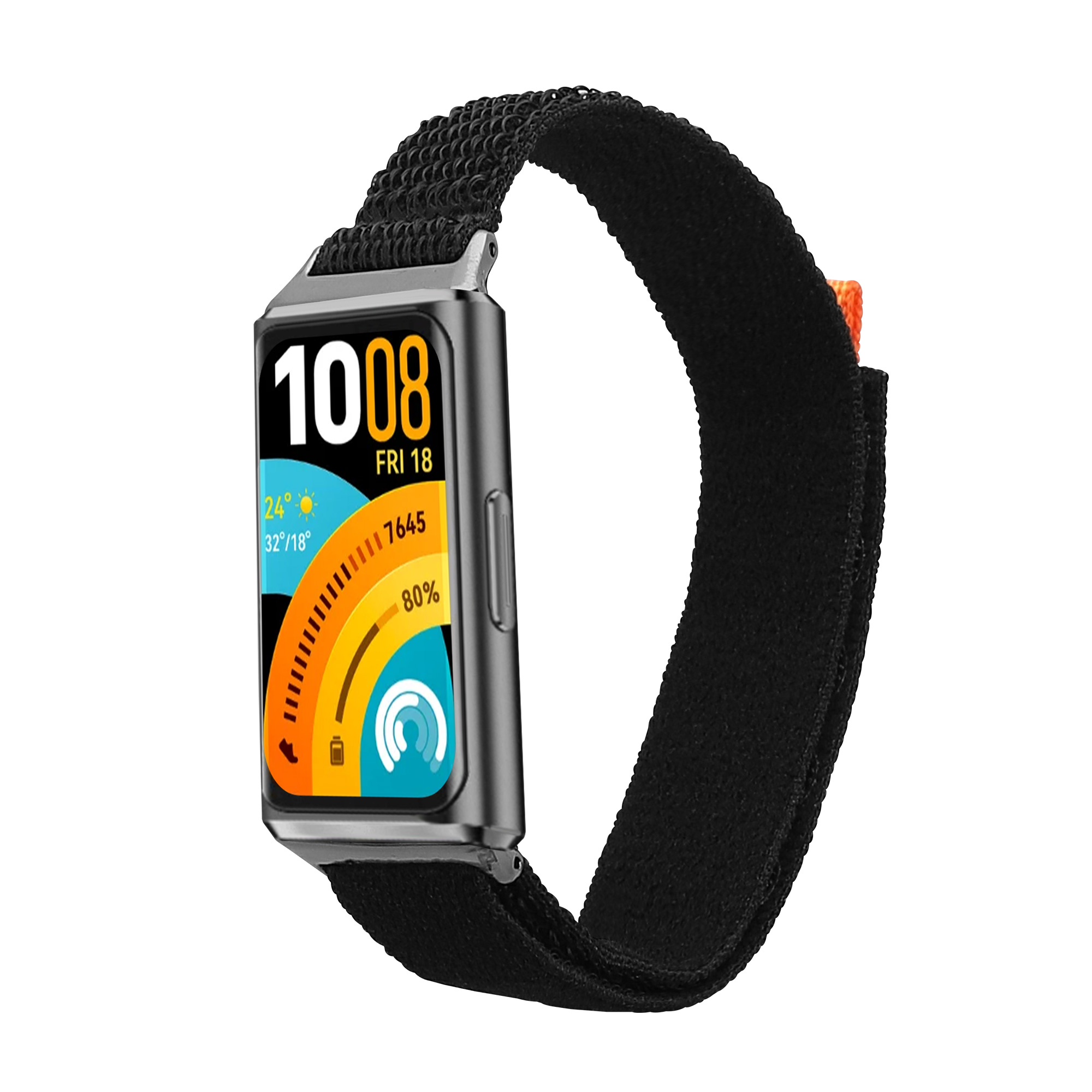Nylonový pásek pro Huawei Band 11 / Band 11 Pro kwmobile nylonové - černá