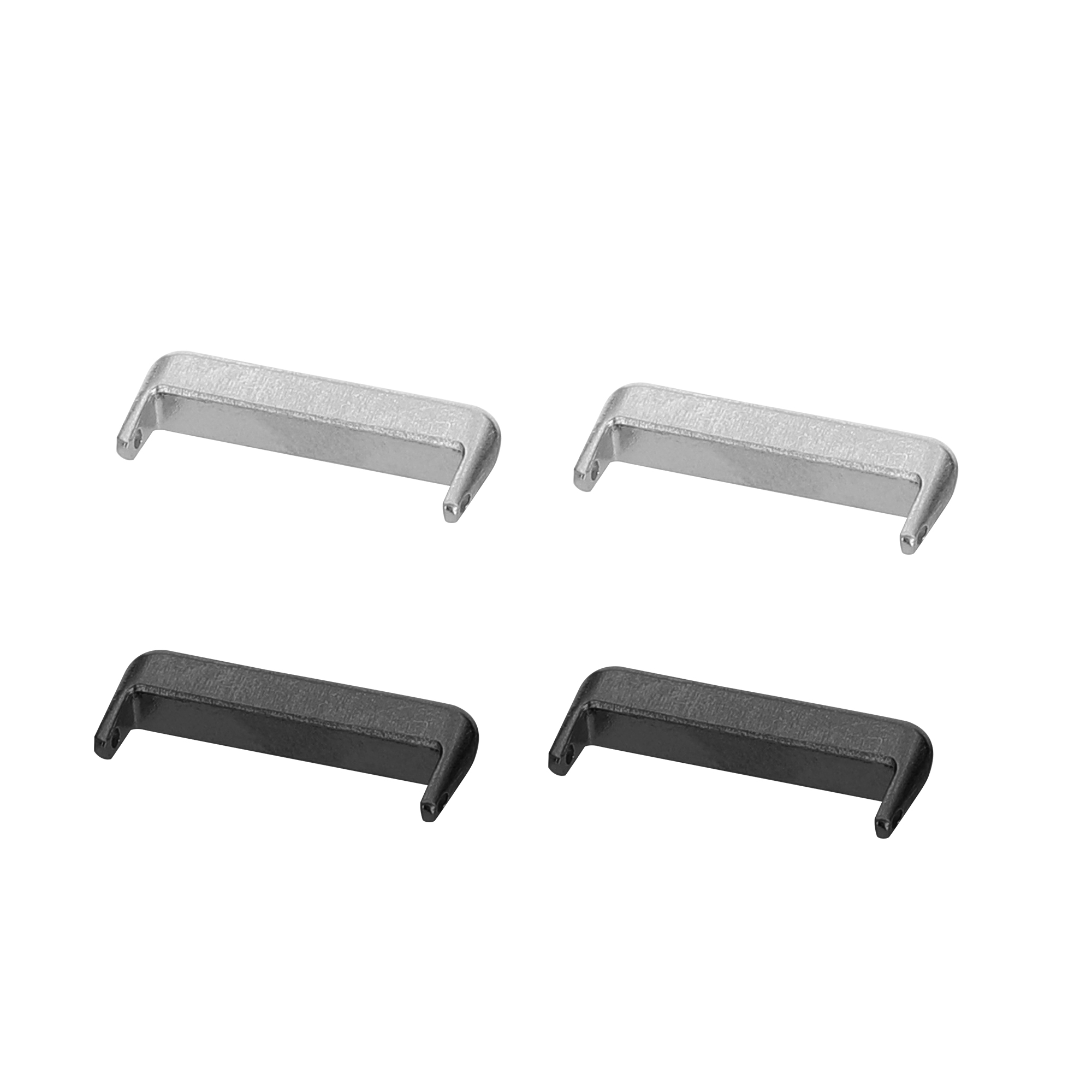 Adaptéry pro řemínek hodinek pro Huawei Band 11 / Band 11 Pro kwmobile - stříbrná / černá