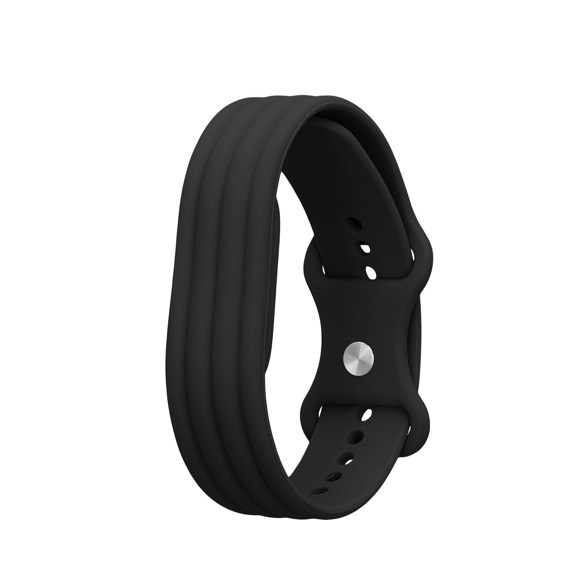 Řemínek pro Google Fitbit Air kwmobile silikonové - černá