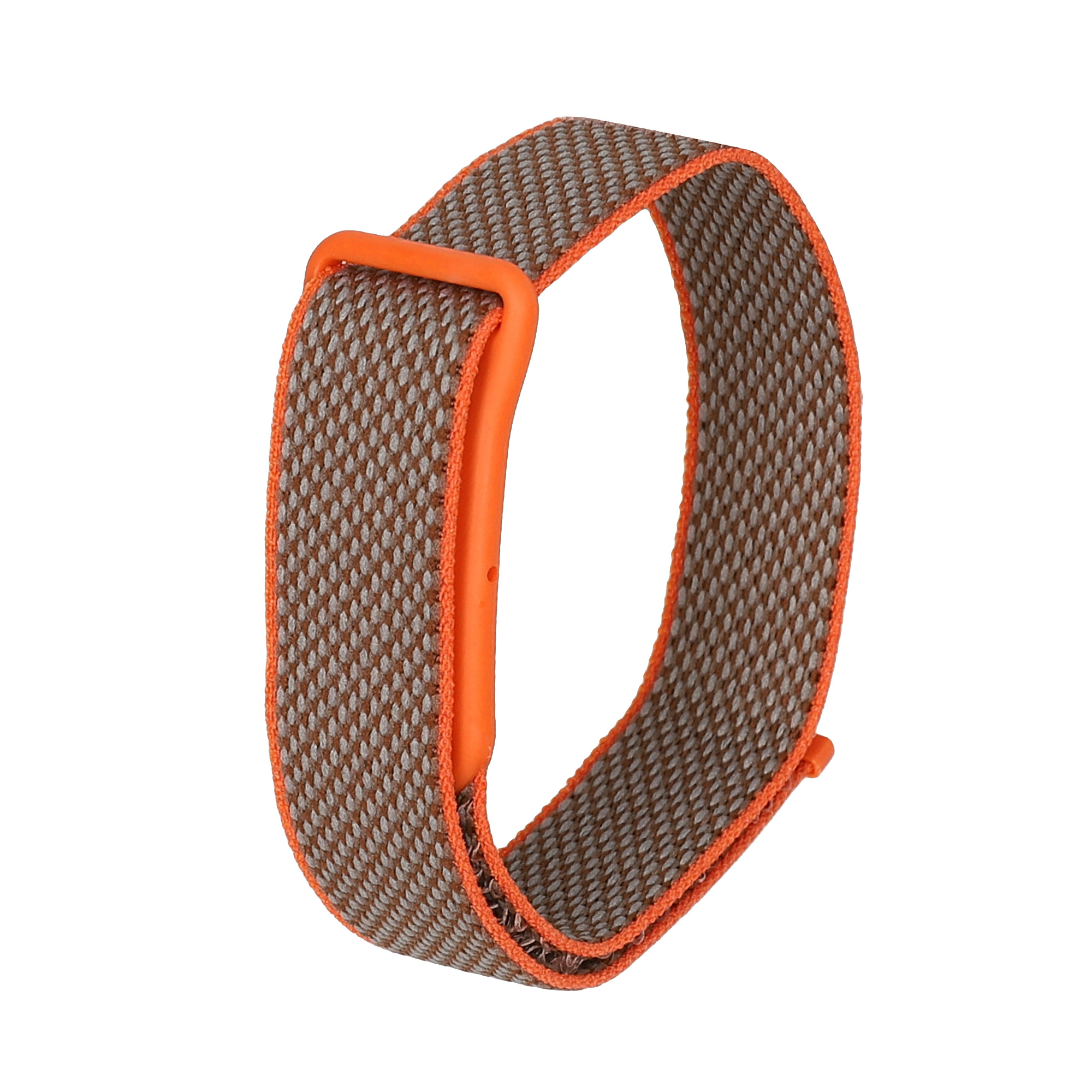 Nylonový pásek pro Google Fitbit Air kwmobile nylonové - hnědá / oranžová