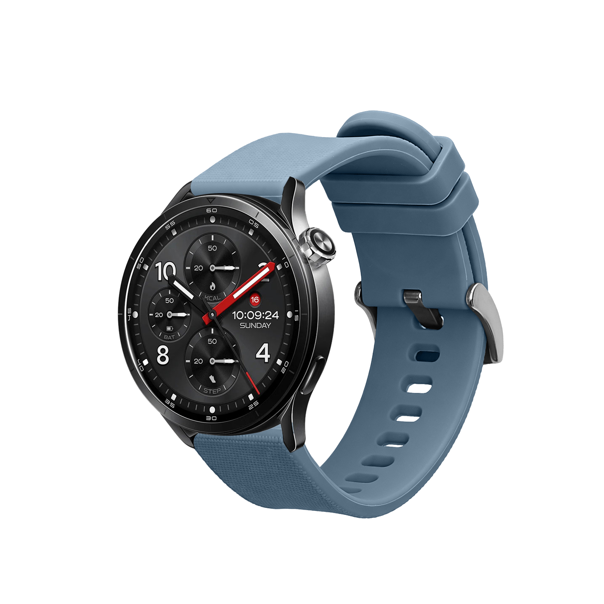 Silikonový řemínek pro Xiaomi Watch S5 46 mm kwmobile ‑ modrá