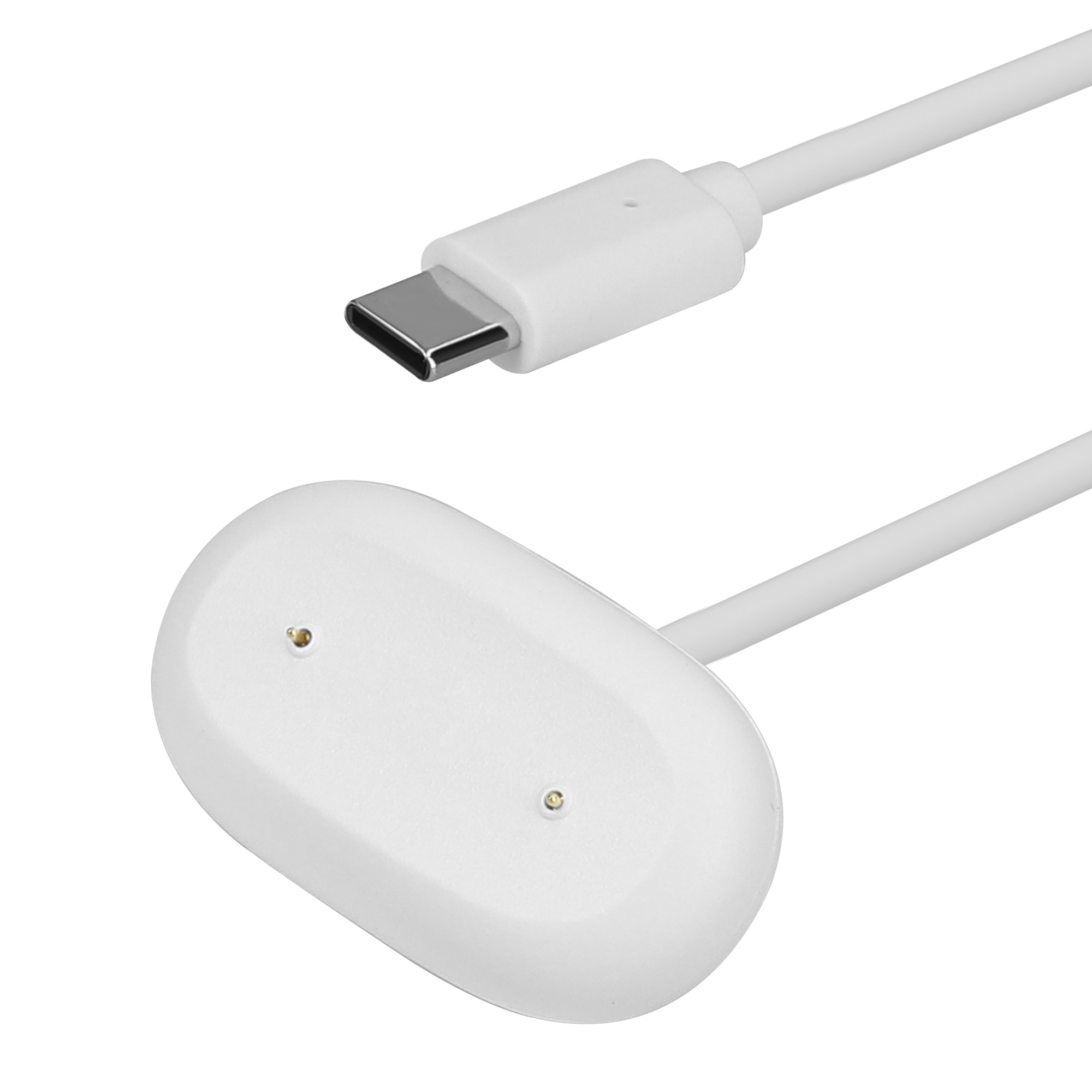 USB‑C nabíjecí kabel pro Google Fitbit Air kwmobile ‑ bílá