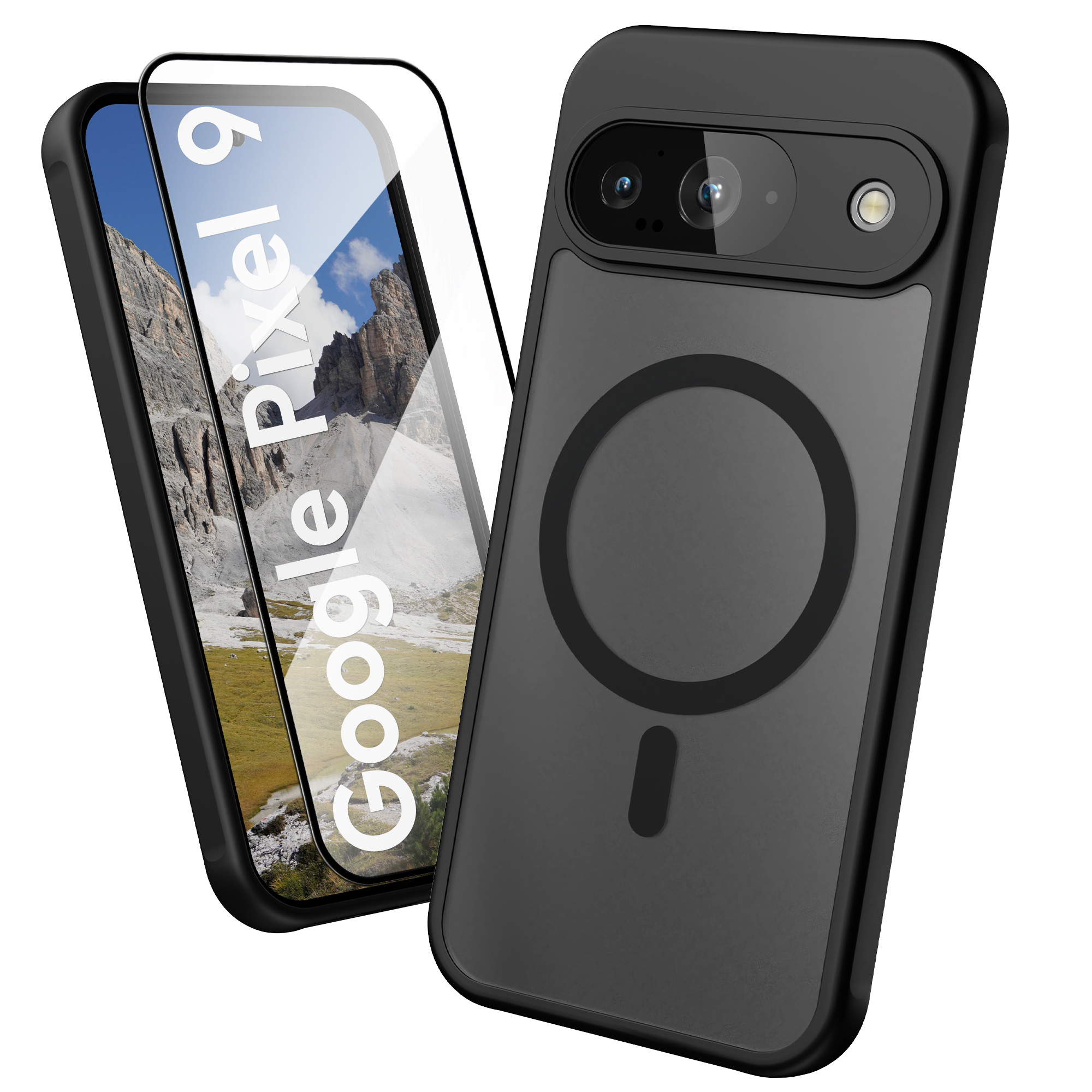 Ochranné pouzdro a sklo Oakshield pro Google Pixel 9 - černá