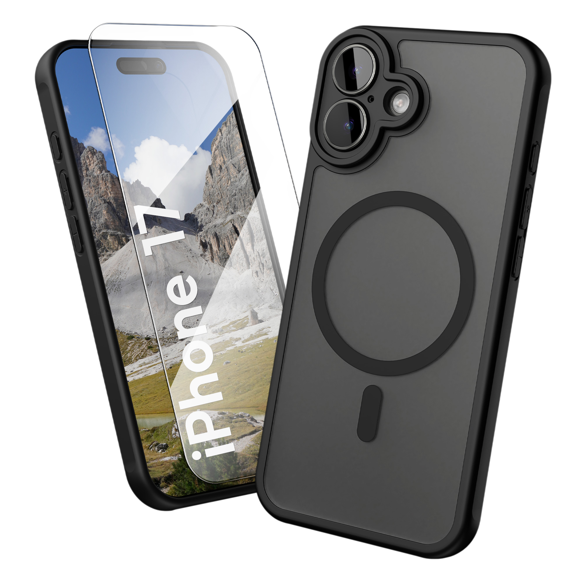 Ochranné sklo Oakshield pro iPhone 17 - černá