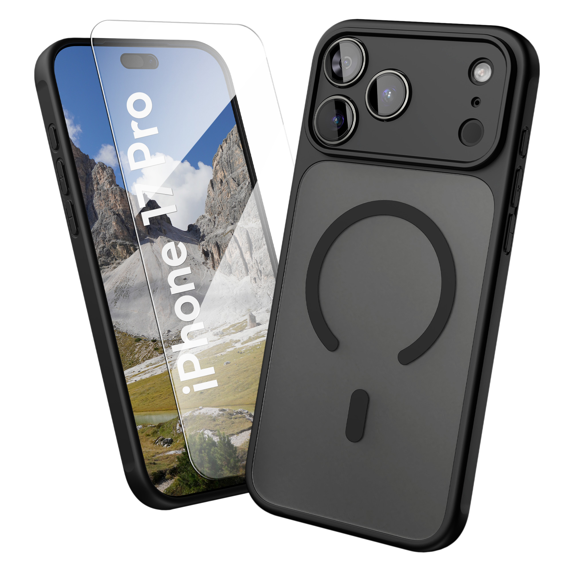 Ochranné sklo Oakshield pro iPhone 17 Pro - černá
