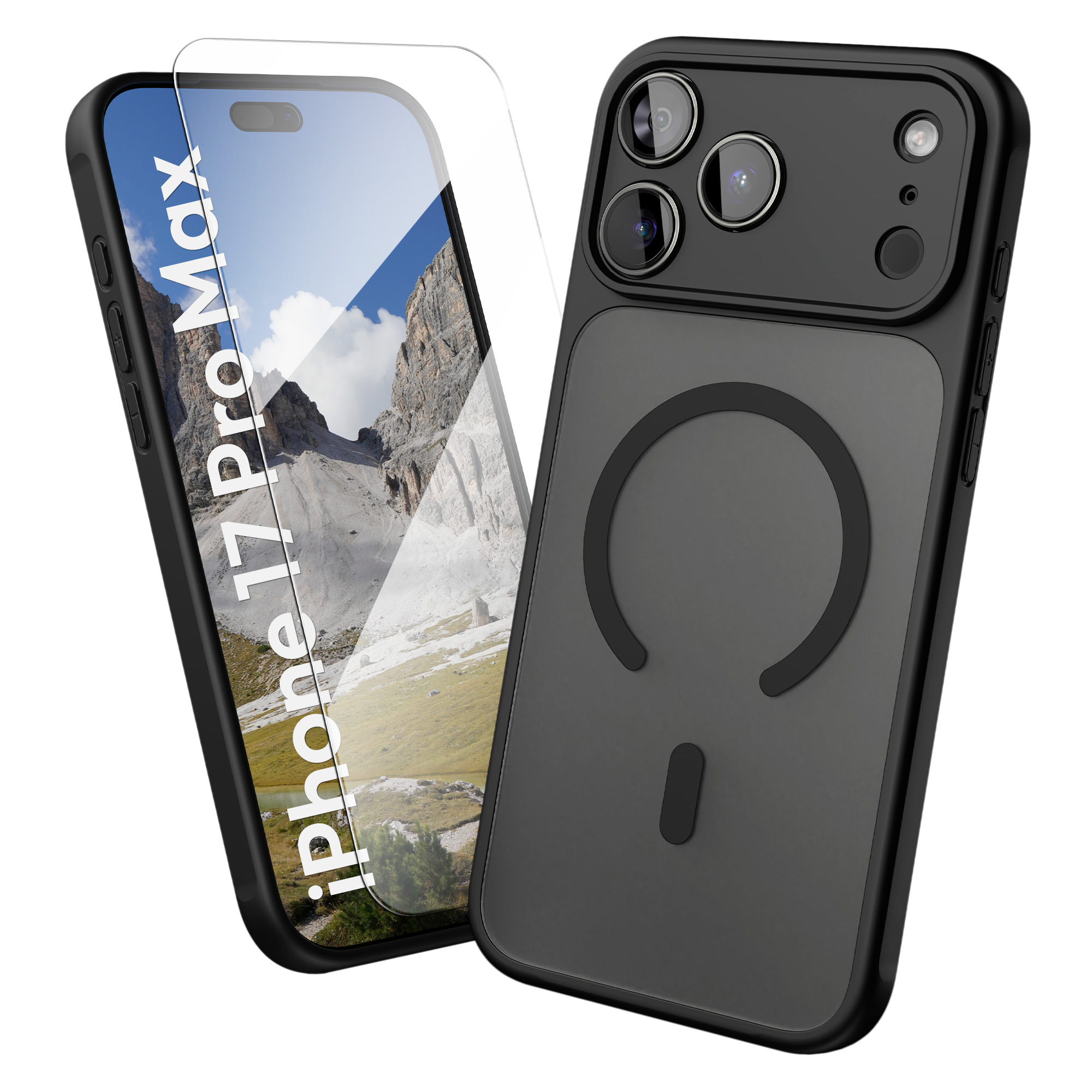 Ochranné sklo Oakshield pro iPhone 17 Pro Max - černá